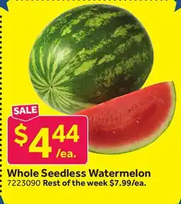 Stop&Shop Whole Seedless Watermelon offer
