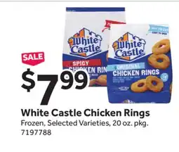 Stop&Shop White Castle Chicken Rings offer