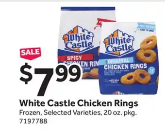 Stop&Shop White Castle Chicken Rings offer