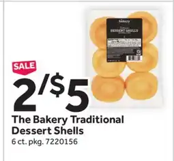 Stop&Shop The Bakery Traditional Dessert Shells offer
