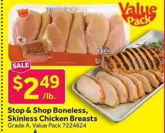 Stop&Shop Stop & Shop Boneless, Skinless Chicken Breasts offer