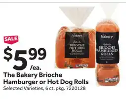 Stop&Shop The Bakery Brioche Hamburger or Hot Dog Rolls offer