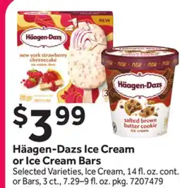 Stop&Shop Häagen-Dazs Ice Cream or Ice Cream Bars offer