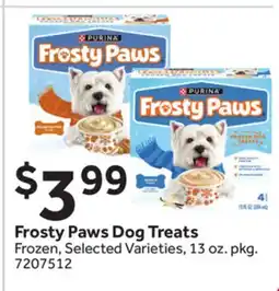 Stop&Shop Frosty Paws Dog Treats offer