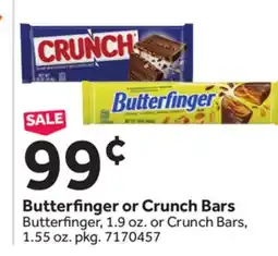 Stop&Shop Butterfinger or Crunch Bars offer