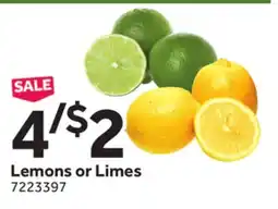 Stop&Shop Lemons or Limes offer