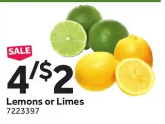 Stop&Shop Lemons or Limes offer