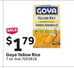 Stop&Shop Goya Yellow Rice offer
