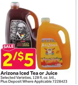 Stop&Shop Arizona Iced Tea or Juice offer