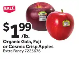 Stop&Shop Organic Gala, Fuji or Cosmic Crisp Apples offer