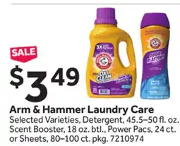 Stop&Shop Arm & Hammer Laundry Care offer