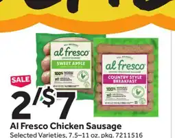 Stop&Shop Al Fresco Chicken Sausage offer