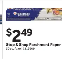 Stop&Shop Stop & Shop Parchment Paper offer