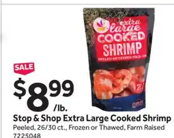 Stop&Shop Stop & Shop Extra Large Cooked Shrimp offer