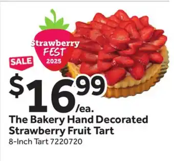 Stop&Shop The Bakery Hand Decorated Strawberry Fruit Tart offer