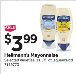 Stop&Shop Hellmann's Mayonnaise offer