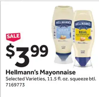 Stop&Shop Hellmann's Mayonnaise offer
