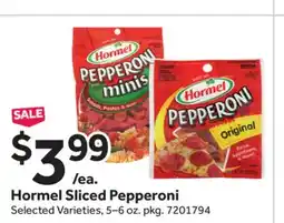 Stop&Shop Hormel Sliced Pepperoni offer