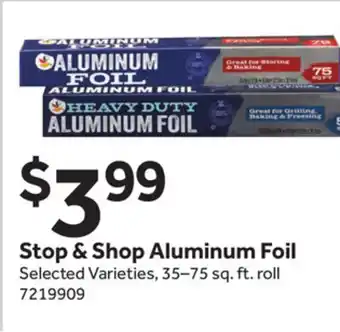 Stop&Shop Stop & Shop Aluminum Foil offer