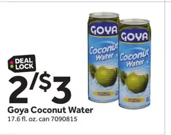 Stop&Shop Goya Coconut Water offer