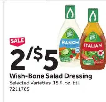 Stop&Shop Wish-Bone Salad Dressing offer