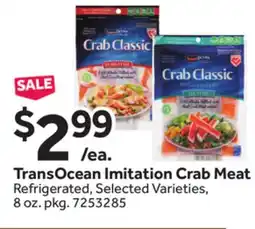 Stop&Shop TransOcean Imitation Crab Meat offer