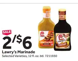 Stop&Shop Lawry's Marinade offer