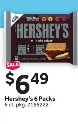 Stop&Shop Hershey's Packs offer