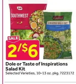 Stop&Shop Dole or Taste of Inspirations Salad Kit offer