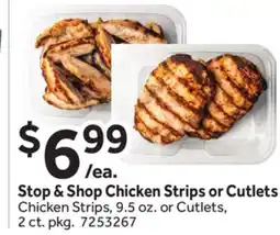 Stop&Shop Stop & Shop Chicken Strips or Cutlets offer