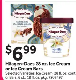Stop&Shop Häagen-Dazs 28 oz. Ice Cream or Ice Cream Bars offer
