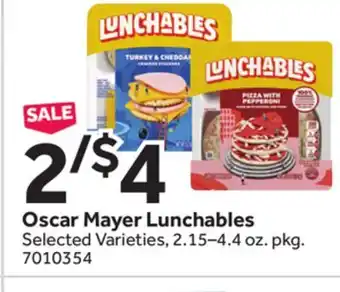 Stop&Shop Oscar Mayer Lunchables offer