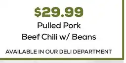 DeCicco & Sons Pulled Pork Beef Chili w/Beans offer