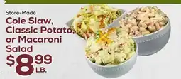 DeCicco & Sons Cole Slaw, Classic Potato, or Macaroni Salad offer