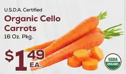 DeCicco & Sons Organic Cello Carrots offer