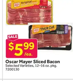 Stop&Shop Oscar Mayer Sliced Bacon offer