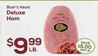 DeCicco & Sons Boar's Head Deluxe Ham offer