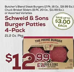 DeCicco & Sons Schweid & Sons Burger Patties 4-Pack offer
