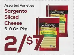 DeCicco & Sons Sargento Sliced Cheese offer