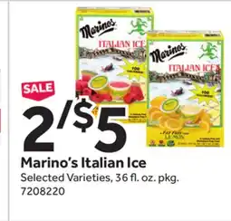 Stop&Shop Marino's Italian Ice offer