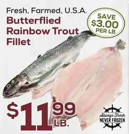 DeCicco & Sons Butterflied Rainbow Trout Fillet offer