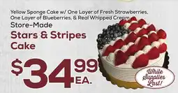 DeCicco & Sons Stars & Stripes Cake offer
