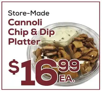 DeCicco & Sons Cannoli Chip & Dip Platter offer