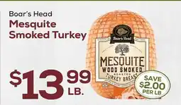 DeCicco & Sons Boar's Head Mesquite Smoked Turkey offer