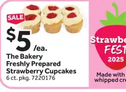 Stop&Shop The Bakery Freshly Prepared Strawberry Cupcakes offer
