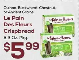 DeCicco & Sons Le Pain Des Fleurs Crispbread offer