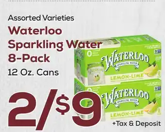 DeCicco & Sons Waterloo Sparkling Water 8-Pack offer