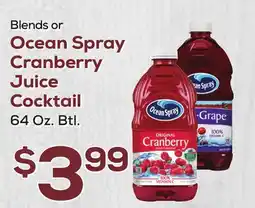 DeCicco & Sons Ocean Spray Cranberry Juice Cocktail offer