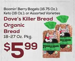 DeCicco & Sons Dave's Killer Bread Organic Bread 18-27 Oz. Pkg offer