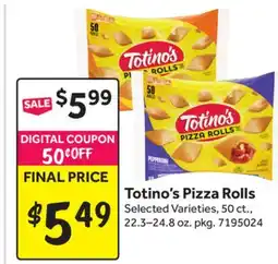 Stop&Shop Totino's Pizza Rolls offer
